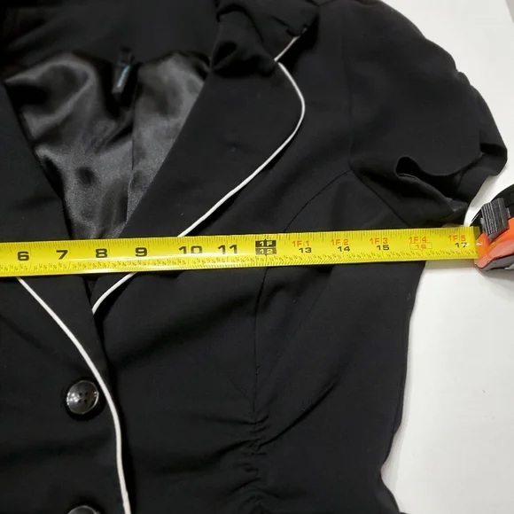 #063 Maurices Small belted jacket blazer - Picture 3 of 9